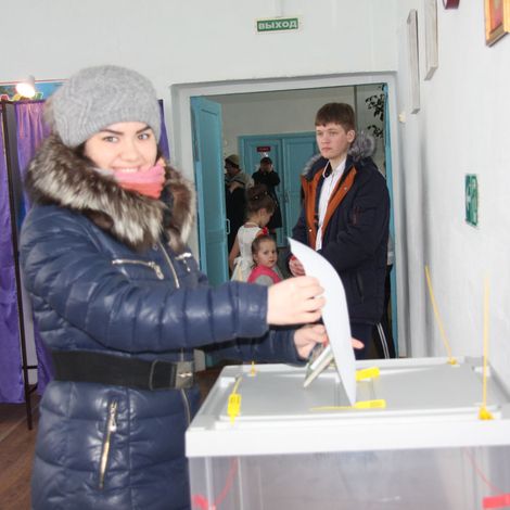 Студентка ОмГАУ Кристина Духова из Степного  в выборах участвовала впервые.